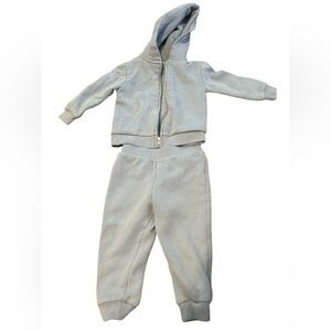 Light Blue Ralph Lauren Polo Fleece Hoodie Pant Set